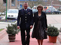 Gemeindewehrfhrer Robert Rosin mit seiner Frau Ute
