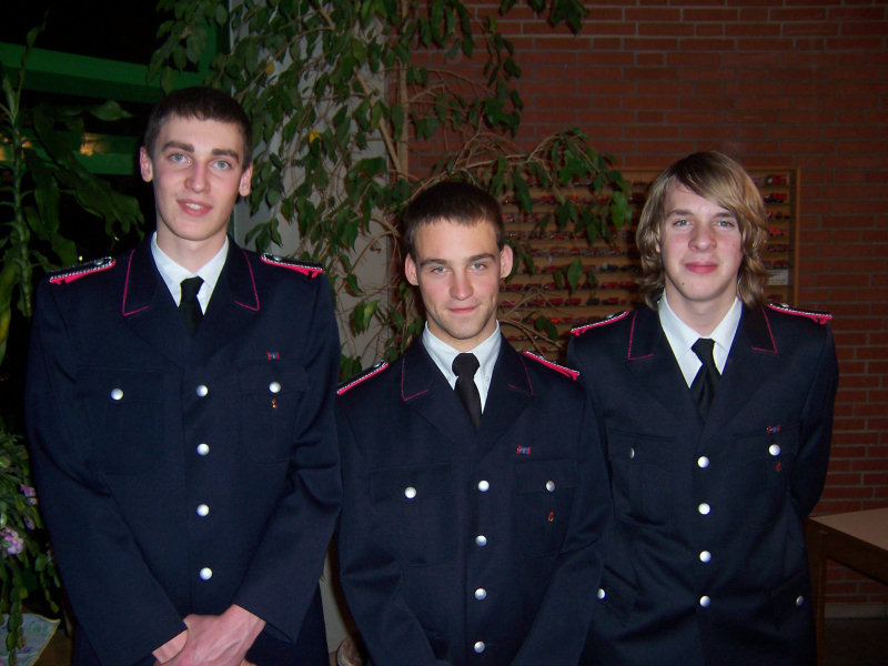 Übernahme aus der Jugendfeuerwehr