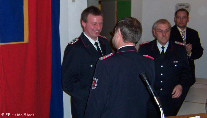 Beförderung zum Oberbrandmeister