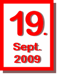 Kalenderblatt 19. September 2009
