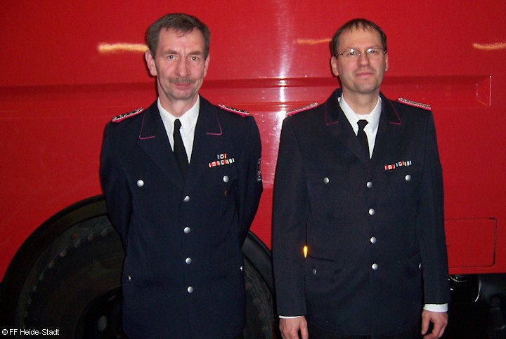 Ehrungen für 40 Jahre Feuerwehrzugehörigkeit