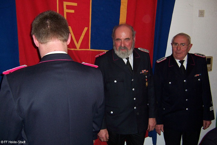 Ehrungen für 50 Jahre Feuerwehrzugehörigkeit