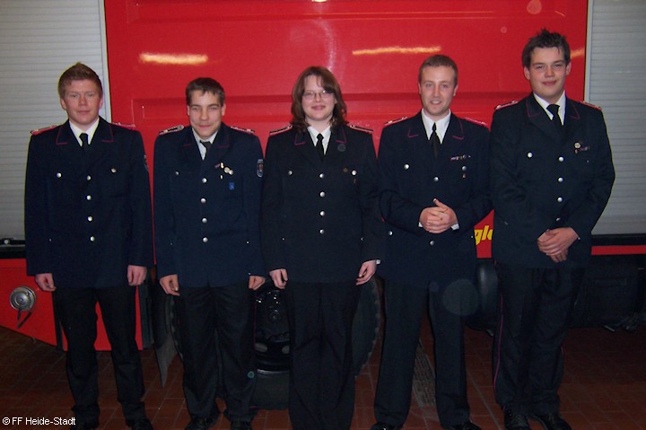 Beförderung zur/zum Oberfeuerwehrfrau/mann