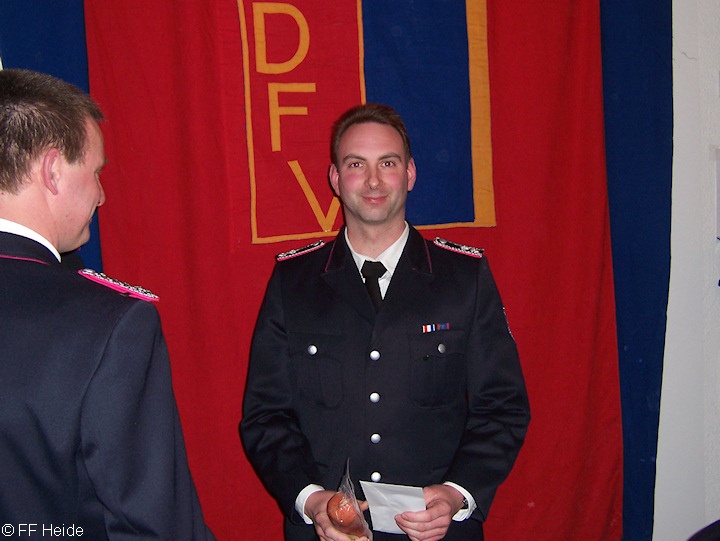 20 Jahre Zugehörigkeit zur Feuerwehr - Lars Petermann