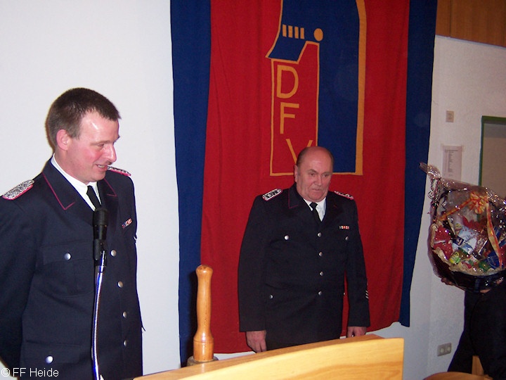 40 Jahre Zugehörigkeit zur Feuerwehr - Gerd Möller