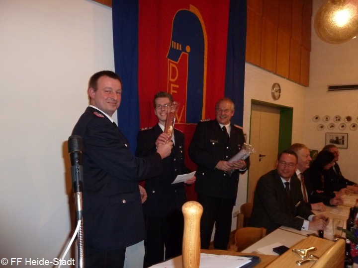 10  Jahre Zugehörigkeit zur Feuerwehr