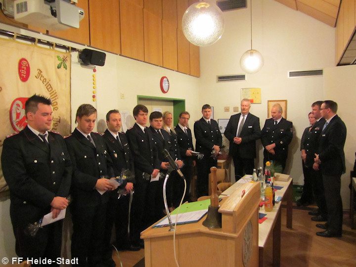 10 Jahre Zugehörigkeit zur Feuerwehr