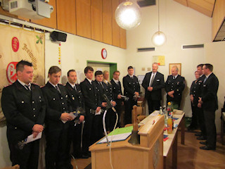 10 Jahre Zugehörigkeit zur Feuerwehr