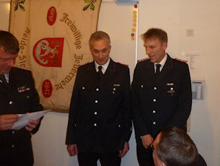 30 Jahre Zugehörigkeit zur Feuerwehr