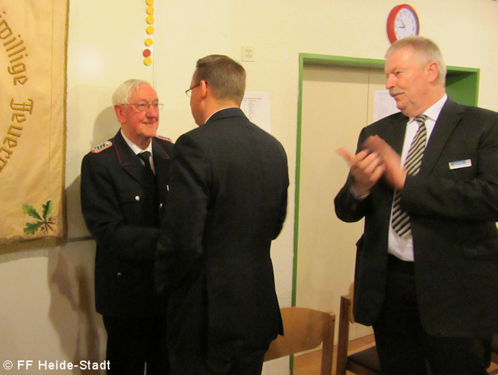 40 Jahre Zugehörigkeit zur Feuerwehr