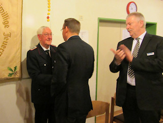40 Jahre Zugehörigkeit zur Feuerwehr