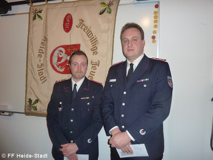 Beförderung zum Hauptfeuerwehrmann mit 3 Sternen