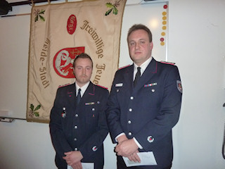 Beförderung zum Hauptfeuerwehrmann mit 3 Sternen