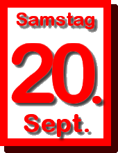 Kalenderblatt 20. September 2014