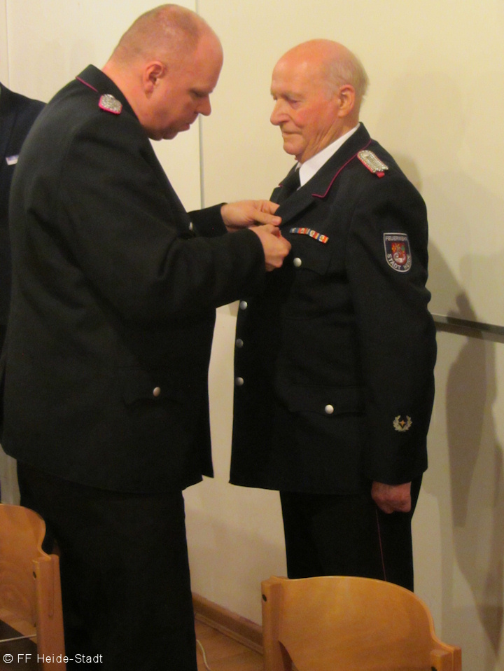 Franz-Wilhelm Rönna 60 Jahre Feuerwehr