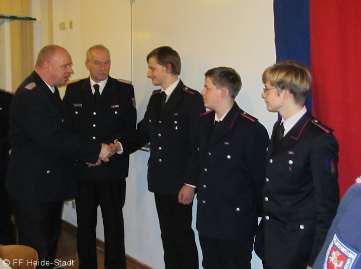 Übernahme aus der Jugendfeuerwehr