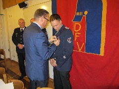 Das Brandschutzehrenzeichen für Thomas