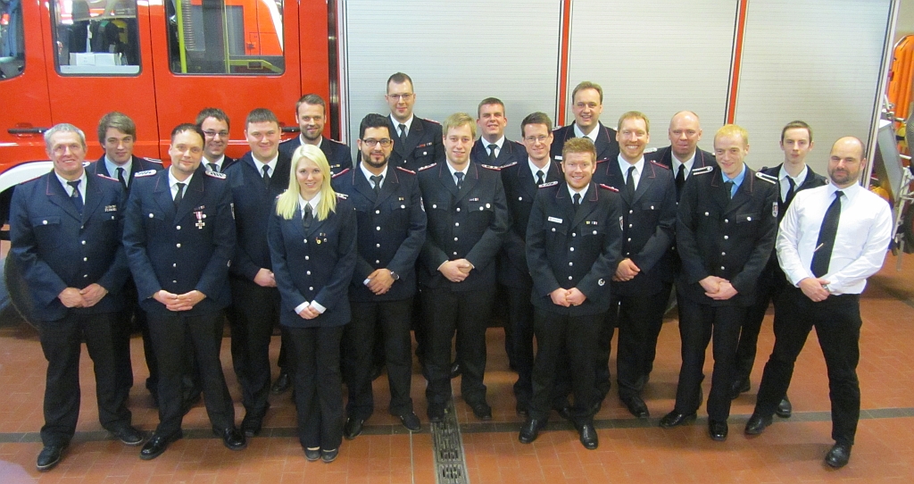 Alle Geehrten und Beförderten