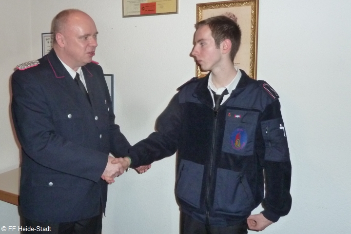 Übernahme aus der Jugendfeuerwehr