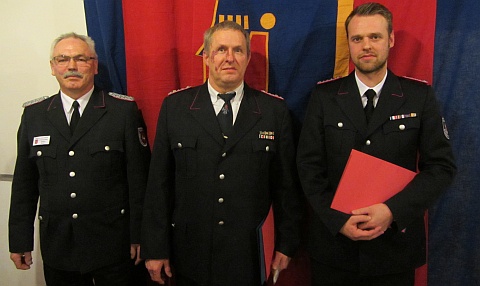 Beförderung zum Oberlöschmeister