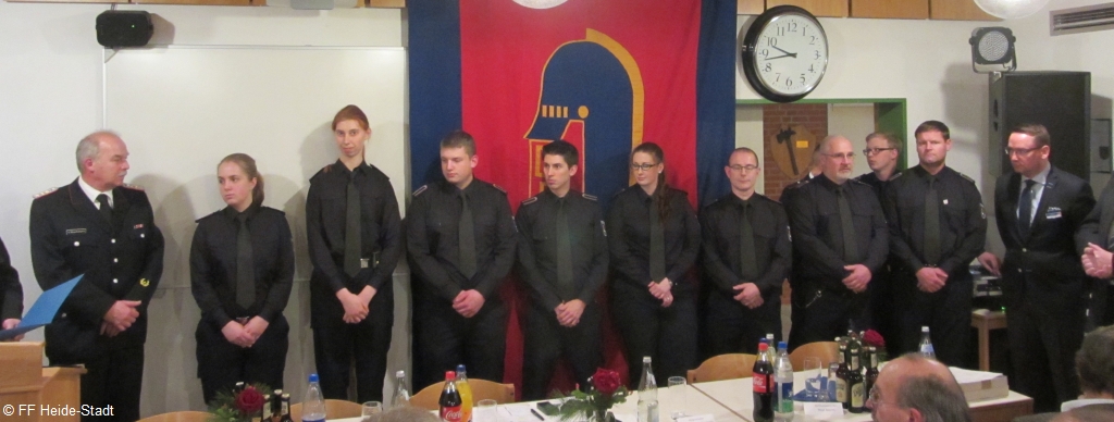 Beförderung zum Feuerwehrmann