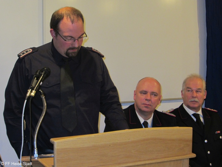 Thorben (mit TH!!) bei seinem Bericht