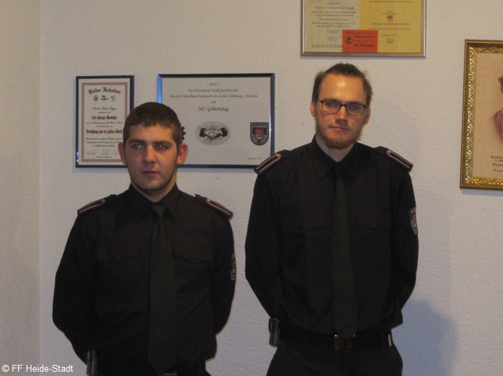 Beförderung zum Feuerwehrmann