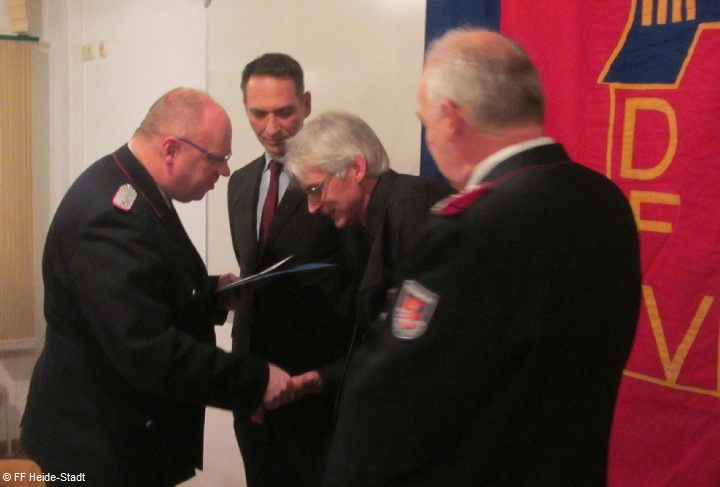 30 Jahre Zugehörigkeit zur Feuerwehr