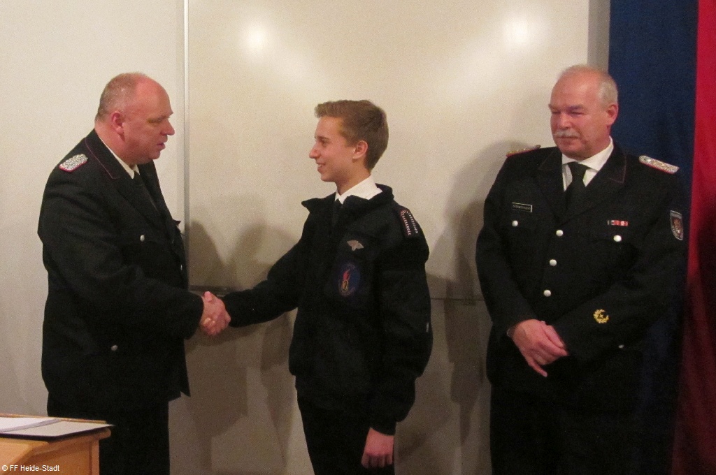 Übernahme aus der Jugendfeuerwehr Sören Scheel