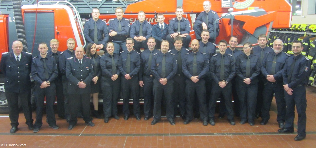 Alle Geehrten und Beförderten