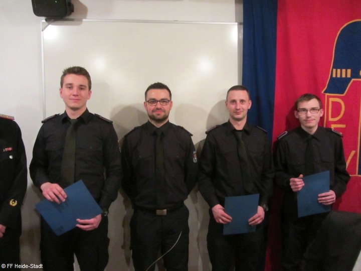 Beförderung zum Feuerwehrmann