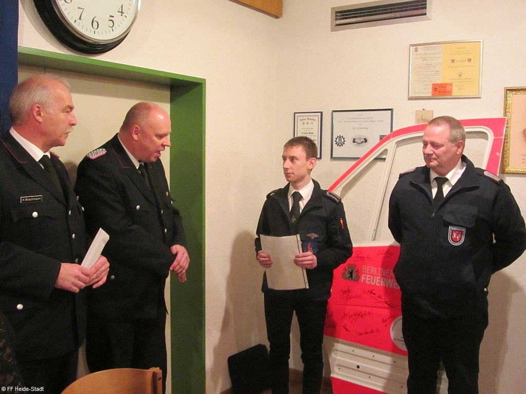 Übernahme aus der Jugendfeuerwehr Julian Marktscheffel