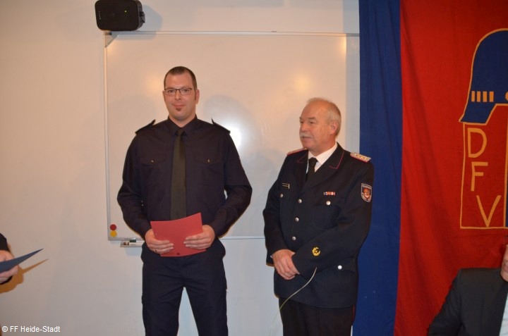 Beförderung zum Oberlöschmeister