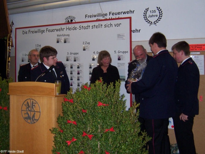 Auch die Jugendfeuerwehr bedankt sich