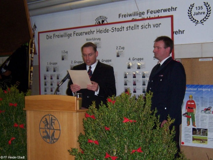 Ernennung des neuen Ortswehrfhrers