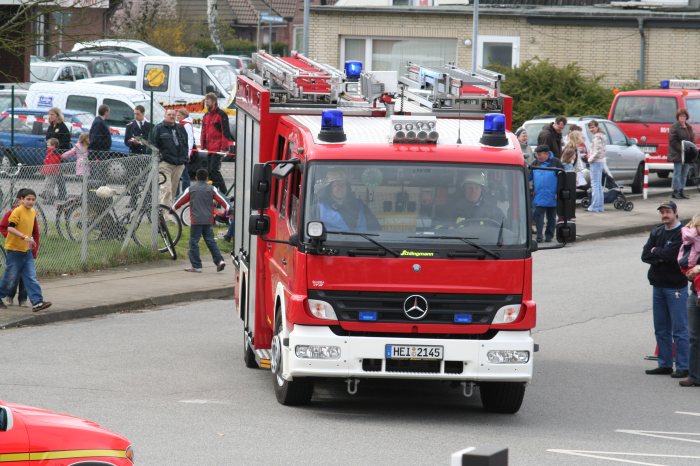 Anfahrt zum Löschangriff