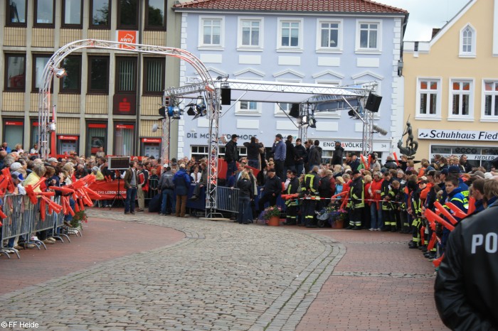 Kurz vor dem Start