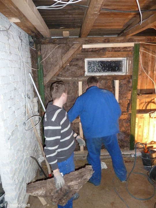 Aber gleich danach gehts mit dem Aufbau weiter