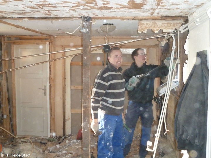 Und hier gehts der kleinen Wohung an den Kragen