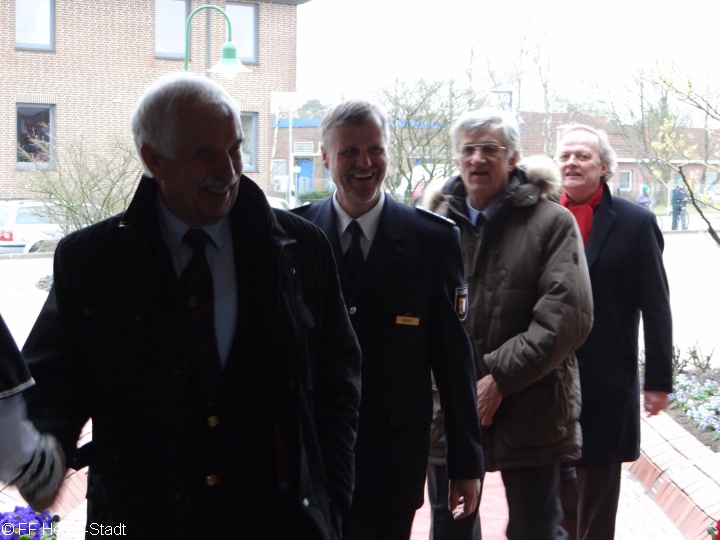 O. Paulsen, H. Milich, P. Schoof und N. Drengk