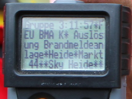 erster Alarm