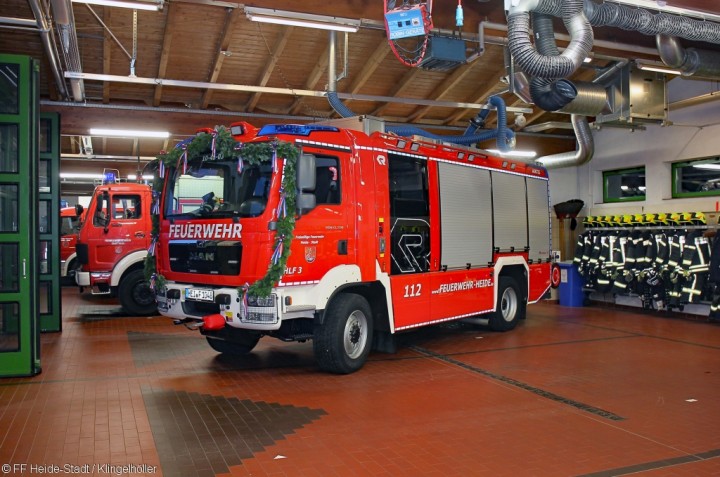 geschmückt und poliert - das neue HLF 20