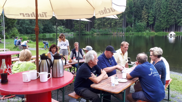 Kaffeepause am See