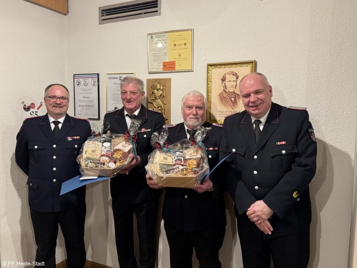 Ehrungen für 50 Jahre Mitgliedschaft in einer Feuerwehr