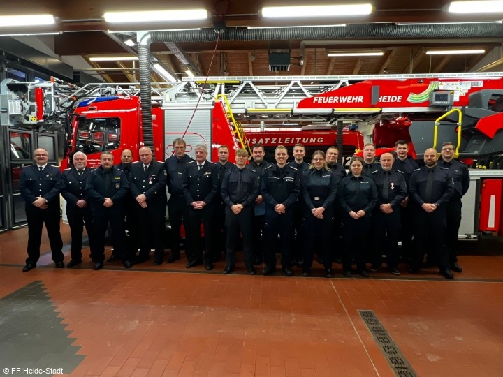 Geehrte und Beförderte 