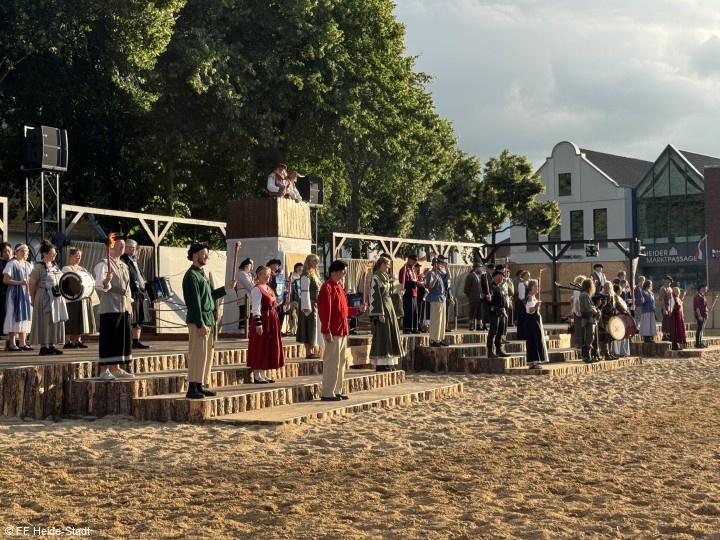 Abschlussveranstaltung des Heider Marktfriedens