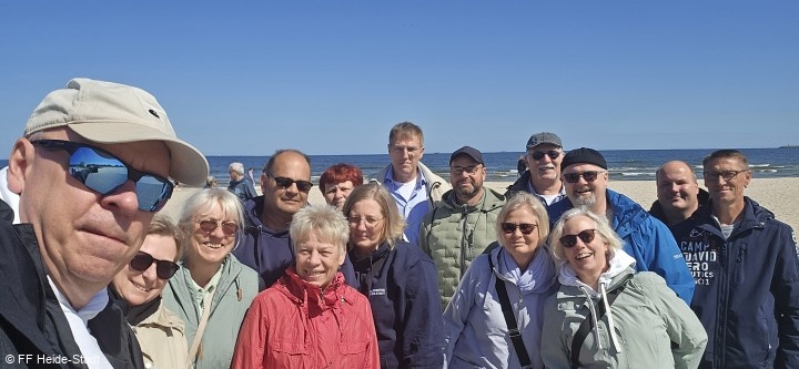 Beste Laune bei strahlender Sonne an der Ostseeküste