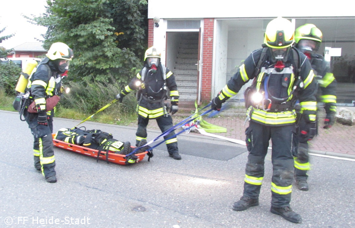 Rettung eines verunglückten Atemschutzgeräteträgers