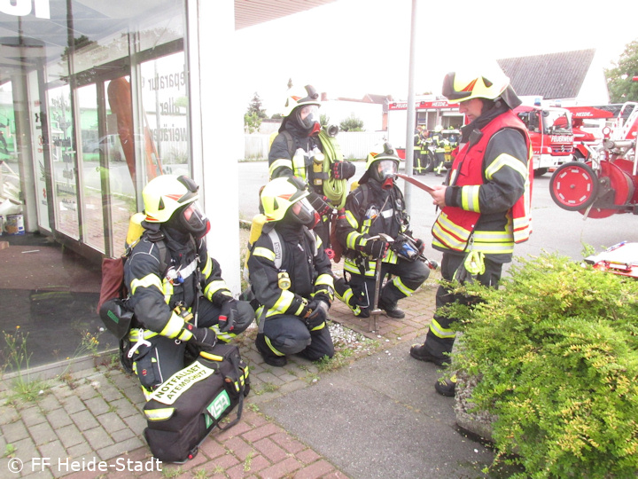 Einweisung durch den Staffelführer