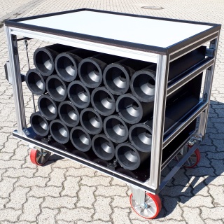 Rollcontainer Atemschutzflaschen